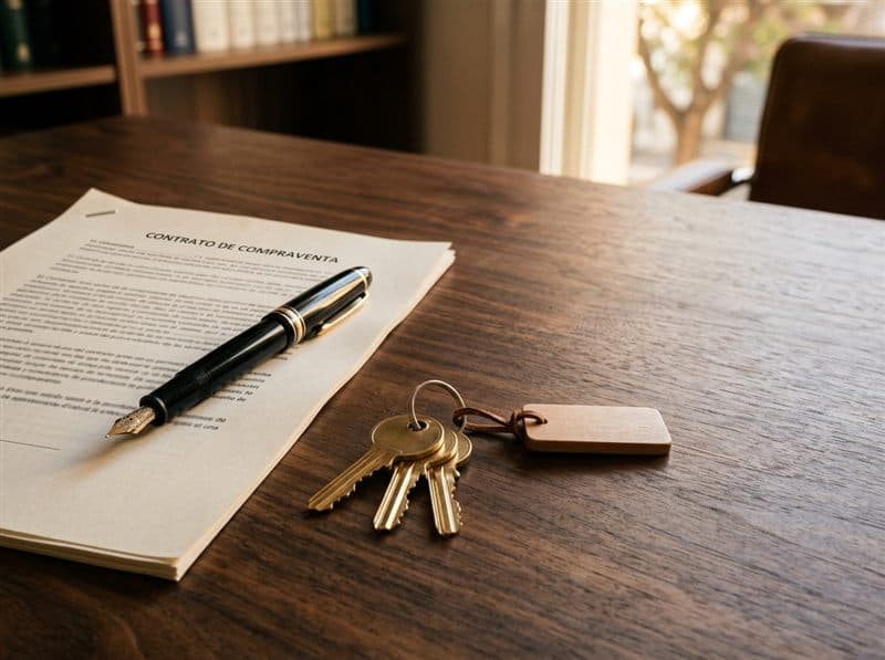 Firma de la compraventa de una vivienda nueva en Vilagarcía de Arousa